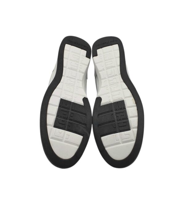 Adidasi barbati Fashion 45, imitatie de piele, alb - imagine 5