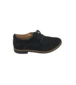 Pantofi dama Pier One 38, piele intoarsa, negru