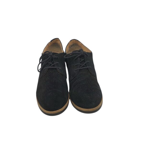 Pantofi dama Pier One 38, piele intoarsa, negru - imagine 3