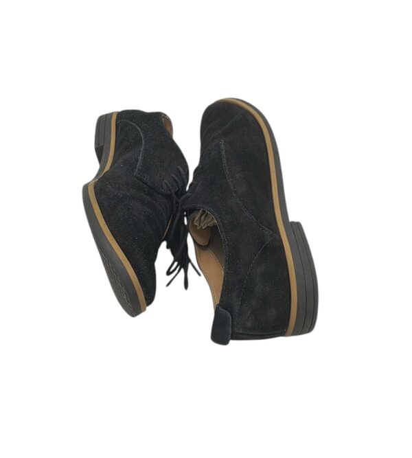 Pantofi dama Pier One 38, piele intoarsa, negru - imagine 4