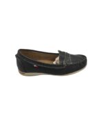 Mocasini dama 39, imitatie de piele, negru