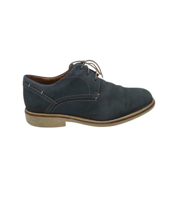 Pantofi barbati Clarks 42, piele, imitatie de piele, albastru - imagine 1