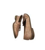 Mocasini dama Kelsi 40, imitatie de piele, bej - imagine 4