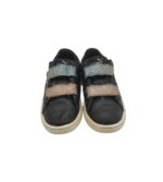 Adidasi copii Puma 28, imitatie de piele, negru - imagine 3