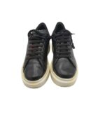 Adidasi dama 39, imitatie de piele, negru - imagine 3