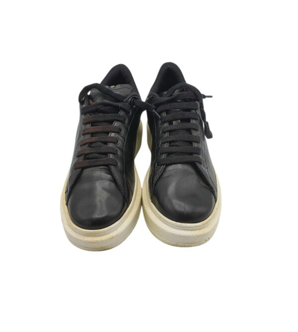 Adidasi dama 39, imitatie de piele, negru - imagine 3