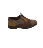 Pantofi barbati Am 44, piele, imitatie de piele, maro