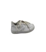 Adidasi copii NIke 27,5 piele, imitatie de piele, alb