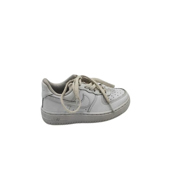Adidasi copii NIke 27,5 piele, imitatie de piele, alb - imagine 1