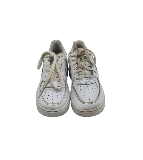 Adidasi copii NIke 27,5 piele, imitatie de piele, alb - imagine 3