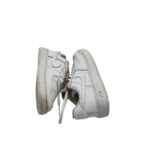 Adidasi copii NIke 27,5 piele, imitatie de piele, alb - imagine 4