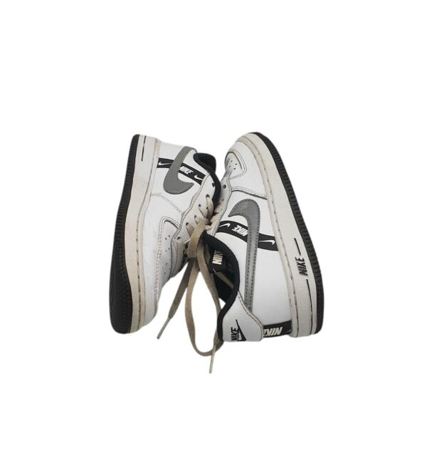 Adidasi copii NIke 28,5 piele, imitatie de piele, alb - imagine 4