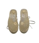 Adidasi copii Nike 27,5 piele, imitatie de piele, alb gri - imagine 5