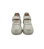 Adidasi copii Fashion 25, imitatie de piele, alb - imagine 3
