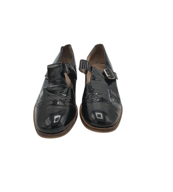 Pantofi dama 38, imitatie de piele, negru - imagine 3
