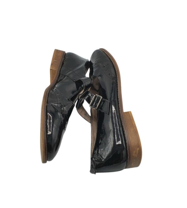 Pantofi dama 38, imitatie de piele, negru - imagine 4