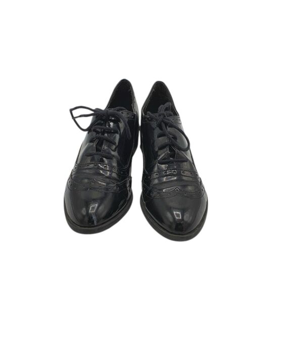 Pantofi dama 38, imitatie de piele, negru - imagine 3