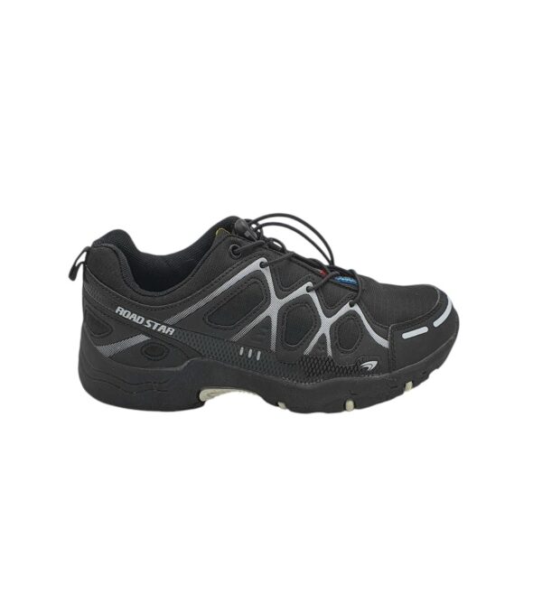 Adidasi dama Road Star 40, material textil, imitatie de piele, negru gri - imagine 1