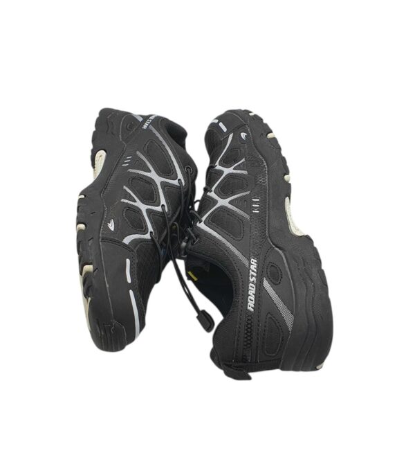 Adidasi dama Road Star 40, material textil, imitatie de piele, negru gri - imagine 4