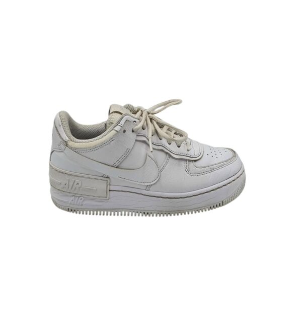 Adidasi dama Nike 38, piele, imitatie de piele, alb - imagine 1