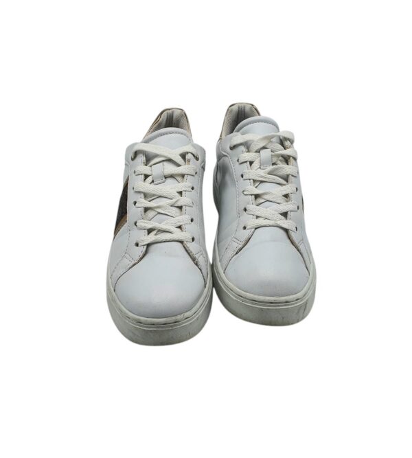 Adidasi dama Graceland 39, imitatie de piele, alb - imagine 3