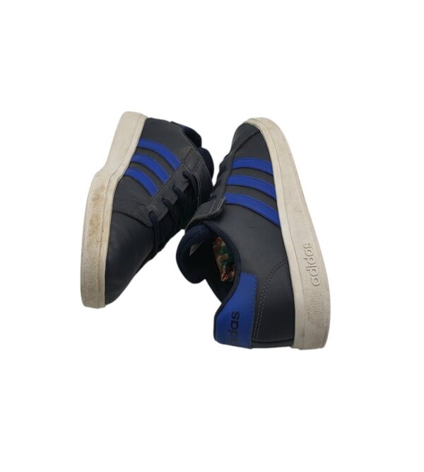 Adidasi copii Adidas 38, imitatie de piele, albastru - imagine 4