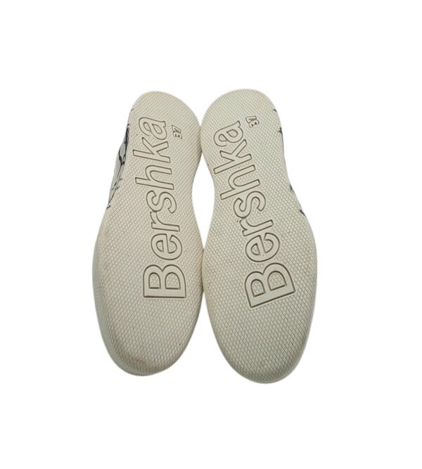 Adidasi dama Bershka 37, imitatie de piele, alb - imagine 5