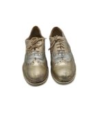Pantofi dama Varese 38, piele, imitatie de piele, auriu - imagine 3