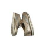 Pantofi dama Varese 38, piele, imitatie de piele, auriu - imagine 4