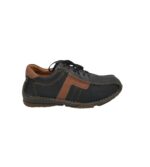 Pantofi barbati Memphis 46, piele, negru maro