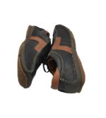 Pantofi barbati Memphis 46, piele, negru maro - imagine 4
