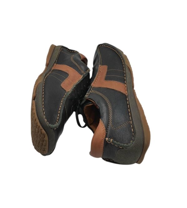 Pantofi barbati Memphis 46, piele, negru maro - imagine 4