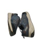 Adidasi barbati Skechers 42, piele intoarsa, material textil, albastru - imagine 4