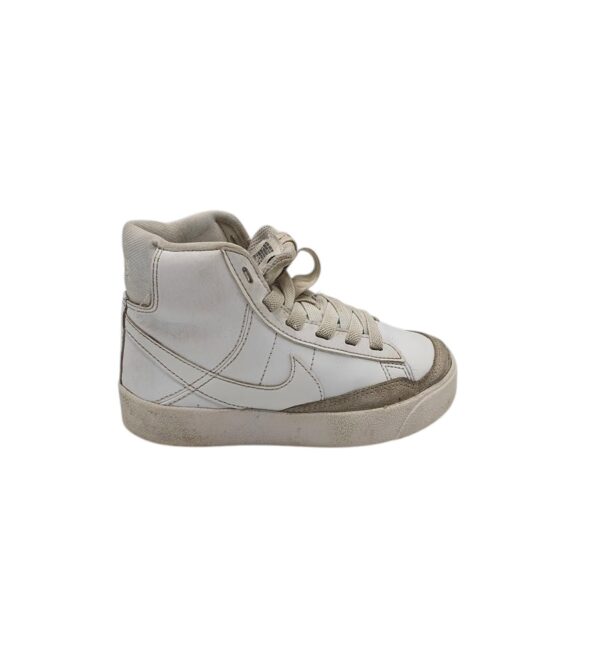 Adidasi copii Nike 31, piele, alb - imagine 1