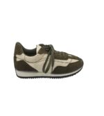 Adidasi barbati 40, material textil, alb verde