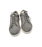 Adidasi barbati Geox 42, piele intoarsa, gri - imagine 3