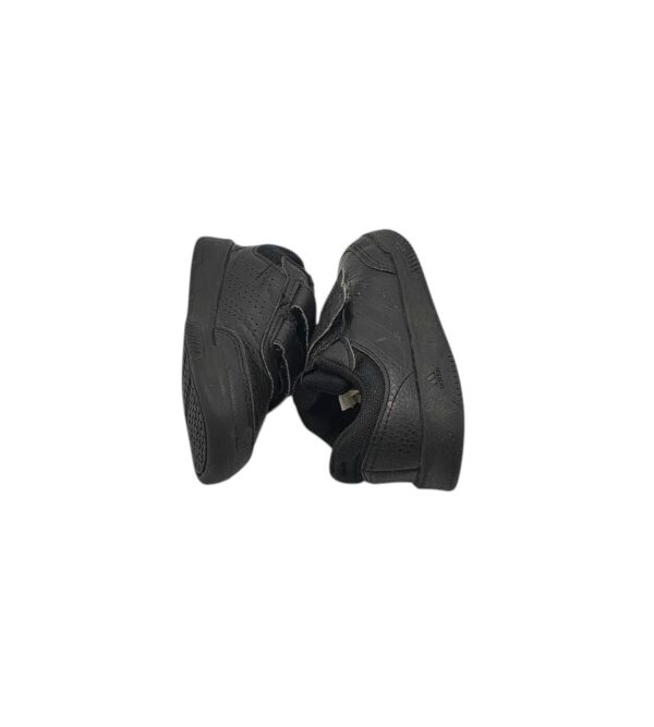 Adidasi copii Adidas 24, imitatie de piele, negru - imagine 4