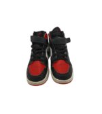 Adidasi copii 34, imitatie de piele, rosu negru - imagine 3