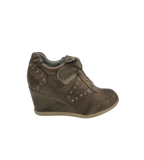 Adidasi dama Graceland 39, imitatie de piele, bej - imagine 1