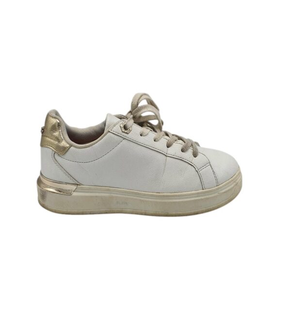 Adidasi dama River Island 39, imitatie de piele, alb - imagine 1