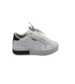 Adidasi dama Puma 37, piele, imitatie de piele, alb negru
