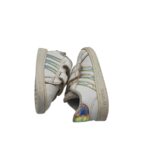 Adidasi copii Adidas 21, imitatie de piele, alb - imagine 4