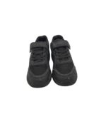 Adidasi copii 30, imitatie de piele, material textil, negru - imagine 3