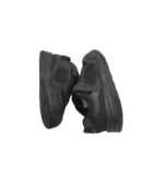 Adidasi copii 30, imitatie de piele, material textil, negru - imagine 4