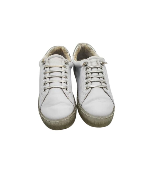 Tenisi dama Graceland 36, imitatie de piele, alb - imagine 3