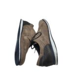 Adidasi barbati Karos 42, piele intoarsa, gri - imagine 4