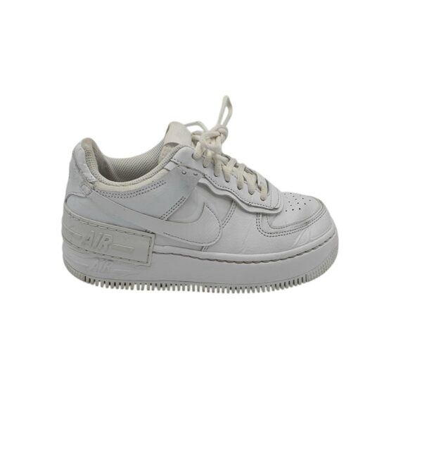 Adidasi dama Nike 37, imitatie de piele , piele, alb - imagine 1