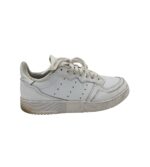 Adidasi barbati Adidas 43, piele, imitatie de piele, alb