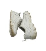 Adidasi dama Graceland 37, imitatie de piele, alb - imagine 4