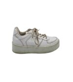 Adidasi dama 39, imitatie de piele, alb